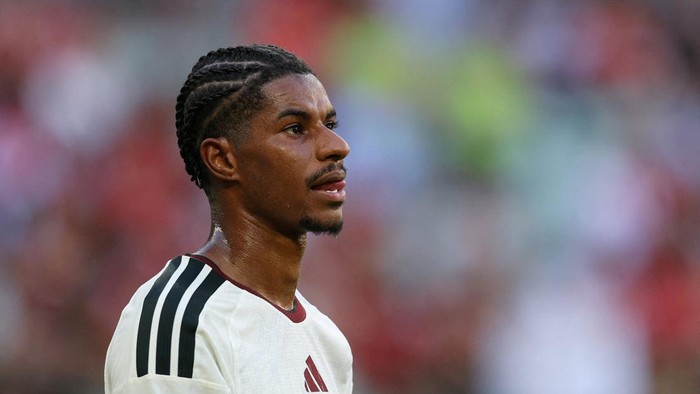 FILE PHOTO: Soccer Football - Pre Season Friendly - Manchester United v AC Milan - Tarczynski Arena, Wroclaw, Poland - August 15, 2026 Manchester Uniteds Marcus Rashford REUTERS/Kacper Pempel/File Photo