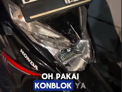 Begini Kondisi Motor BeAT usai Dirusak Pengemudi Alphard Pakai Batu