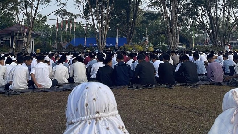 Karhutla di Palangka Raya, Ribuan Mahasiswa dan Pelajar Gelar Zikir-Doa Bersama