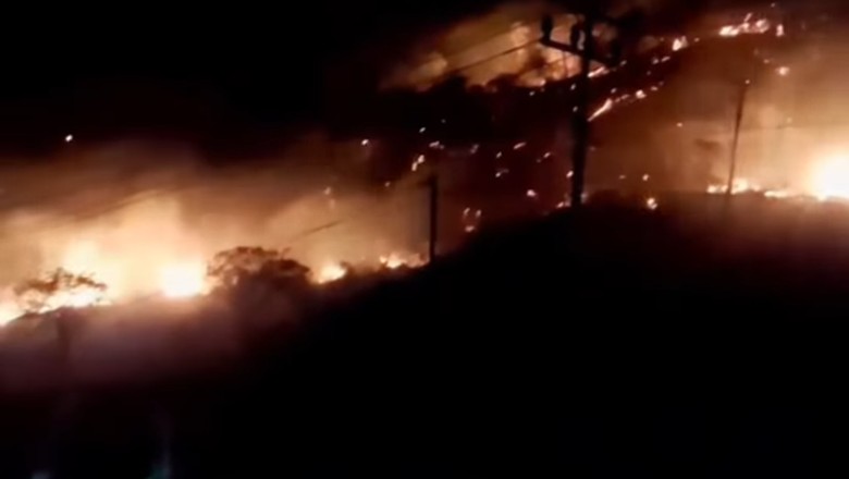 Kebakaran Bukit di Bolaang Mongondow Sulut Sudah 3 Hari Belum Padam
