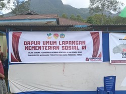 Kemensos Dirikan Tiga Dapur Umum Korban Gempa Manggarai Timur