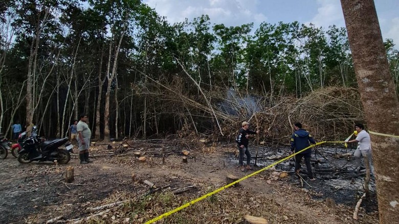 Petani di Banyuasin Diamankan Usai Buka Lahan dengan Cara Dibakar