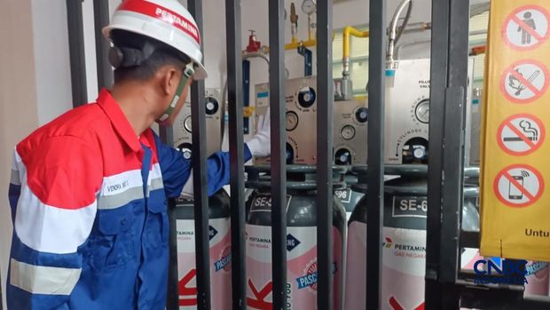 PGN memperluas pemanfaatan CNG baik jaringan gas maupun tabung di Sleman, Yogyakarta, Kamis (20/8/2026). (CNBC Indonesia/Pratama Guitarra)