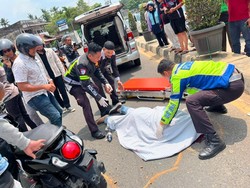 Motor Tabrak Lansia Pejalan Kaki di Jambi, Pengendara Tewas