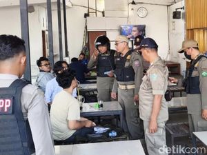 9 Pelajar Kepergok Ngopi di Jam Sekolah Saat Razia Satpol PP Sidoarjo