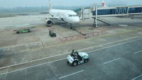 21 Penerbangan Bandara Supadio Terlambat Imbas Asap Karhutla