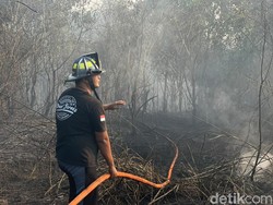 Relawan Karhutla Banjarbaru Dilarikan ke RS, Alami Luka Bakar