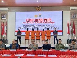 Polisi Babel Gagalkan Penyelundupan Pasir Timah Ilegal 90,1 Ton
