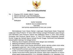Karhutla Meluas, Warga Balikpapan Dilarang Buka Lahan dengan Api