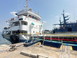 Disergap di Kepri, Ini Kapal MV Ocean Porter Pengangkut 2,6 Ton Narkoba Cair