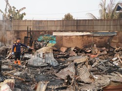 18 Ruko di Terminal Lawang Kuari Sekadau Ludes Terbakar