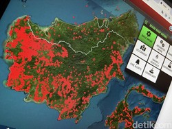 Pray for Kalimantan Menggema, Warganet Ngeri Lihat Peta Penuh Titik Merah