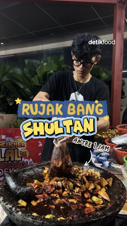  Video: Antre 1 Jam Demi Rujak Buah Langka Bang Shultan