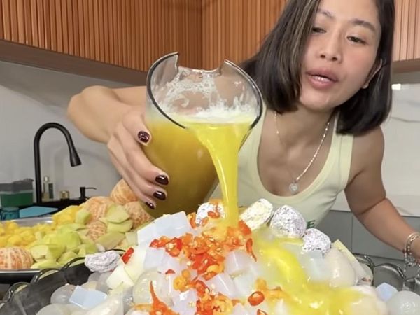 Farida Nurhan Racik Asinan Buah Unik, Campurkan Nanas dan Kedondong