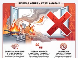 Infografis: Jangan Taruh Kompor Dekat Jendela, Pokoknya Jangan!