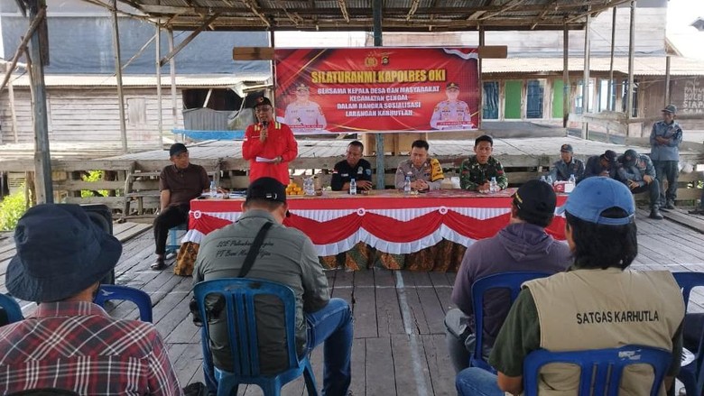 Kolaborasi Lintas Sektor Perkuat Pencegahan Karhutla di Cengal OKI