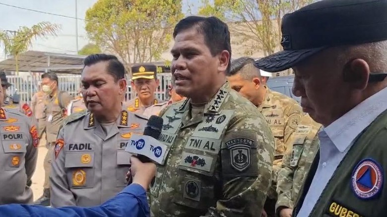 Pantau Karhutla, KSAL dan Gubernur Kalsel Nilai Asap Tak Separah di Medsos