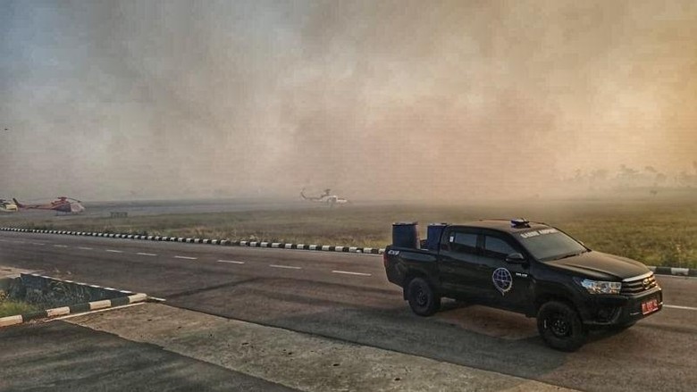 Asap Karhutla Ganggu Jarak Pandang, 2 Penerbangan di Nabire Dibatalkan
