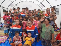 Pertamina Berikan Bantuan-Pendampingan untuk Warga Terdampak Gempa Flores