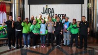 Kopdar Kebangsaan Jaga Jakarta, Polda Metro Hadirkan Layanan bagi Komunitas Ojol