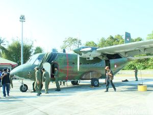 Pesawat Casa NC-212 Disiapkan untuk Operasi Modifikasi Cuaca di Kaltim