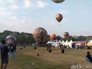 Ada Festival Balon Udara di Lapangan Soepardi Magelang, tapi Penonton Sepi