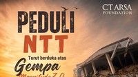 Video: NTT Butuh Uluran Tangan Kita, Mari Bantu Korban Gempa Lewat CT Arsa