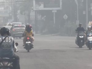 BMKG Sebut Kabut Asap Selimuti Jambi Kiriman dari Sumsel dan Lampung