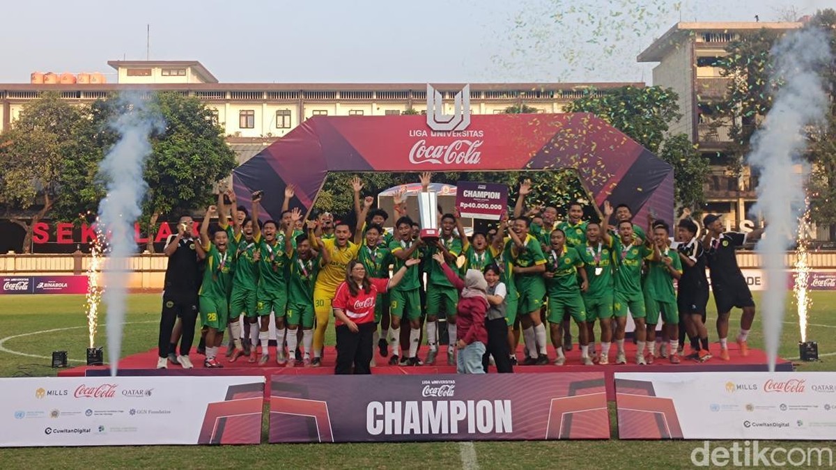 Momen final Liga Universitas. (Foto: Muhammad Robbani/detikcom)