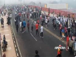 Warga Keluhkan Asap Karhutla Saat CFD di Palembang