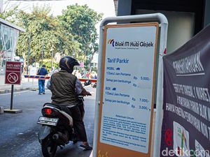 Tarif Parkir Blok M Belum Naik, Aktivitas Kendaraan Tetap Padat