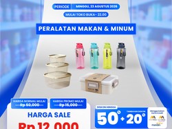 Alat Makan & Minum Banting Harga di Transmart Full Day Sale