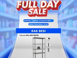 Buruan ke Transmart Full Day Sale, Beli Rak Besi Dapat Diskon Segede Ini
