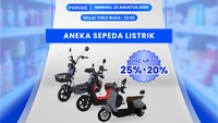 Aneka Sepeda Listrik Hemat Hingga 45% di Transmart Full Day Sale