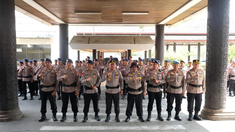 190 Brimob Polda Kaltim Dikirim ke Kalbar, Bantu Tangani Karhutla