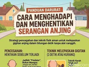 Infografik: Cara Benar Menghadapi dan Menghentikan Serangan Anjing