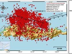 Gempa Susulan M 5,2 Guncang Flores Pagi Buta, Warga Berhamburan