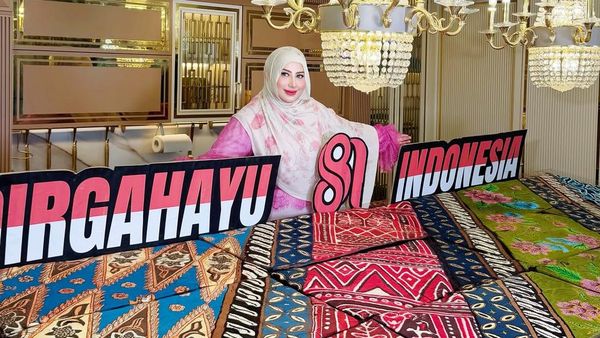 Jawaban Tasyi Athasyia Modal Bikin Kue Terbesar di Dunia Motif Batik