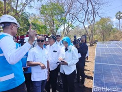 Jelang Prabowo Datang, Bahlil Cek Area Groundbreaking PLTS Gilimanuk