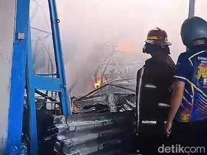 Gudang Alat Musik di Cakranegara Terbakar, Kerugian Rp 800 Juta