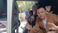 Nikmati Hari Libur, Raffi Ahmad Ajak Anak-anak ke Lokasi Syuting