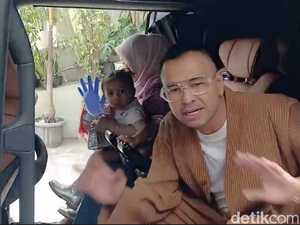 Nikmati Hari Libur, Raffi Ahmad Ajak Anak-anak ke Lokasi Syuting