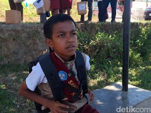 Cerita Bocah SD Nagekeo Selamat dari Maut Saat Gempa M 7,7