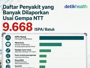 Infografis: Daftar Penyakit yang Banyak Dilaporkan Usai Gempa NTT