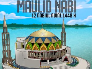 Juventus Unggah Gambar Masjid Terapung Parepare, Ucapkan Selamat Maulid