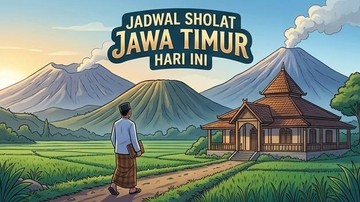 Jadwal Sholat Jawa Timur Hari Ini untuk Seluruh Kabupaten dan Kota
