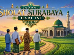 Jadwal Sholat Surabaya Hari Ini, Cek Waktu Imsak hingga Isya