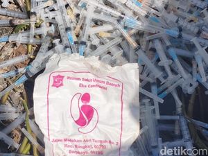 Limbah Jarum Suntik di Tambak Sumur Diduga dari Klinik Surabaya