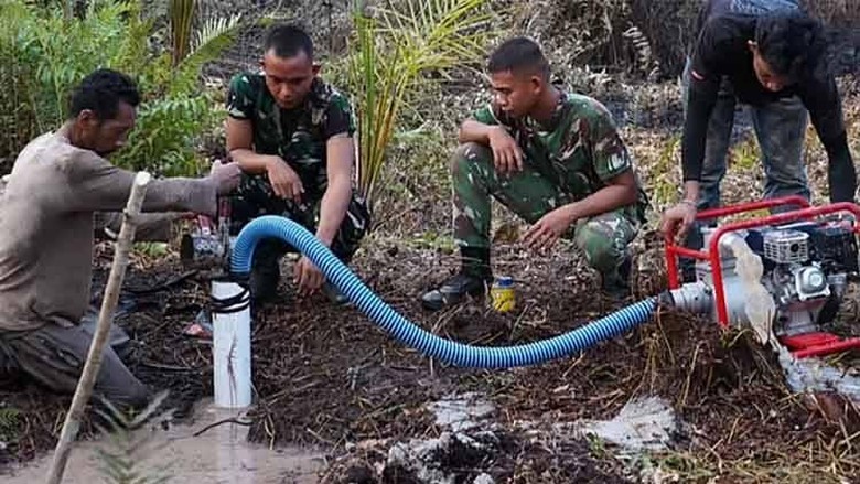1.000 Sumur Bor di Kalteng, Jaringan Sumber Air di Titik Rawan Karhutla