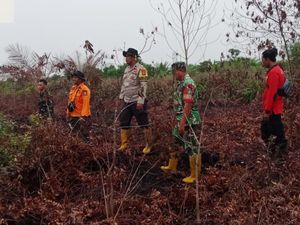Diguyur Hujan Lebat, Karhutla di Bengkalis Padam
